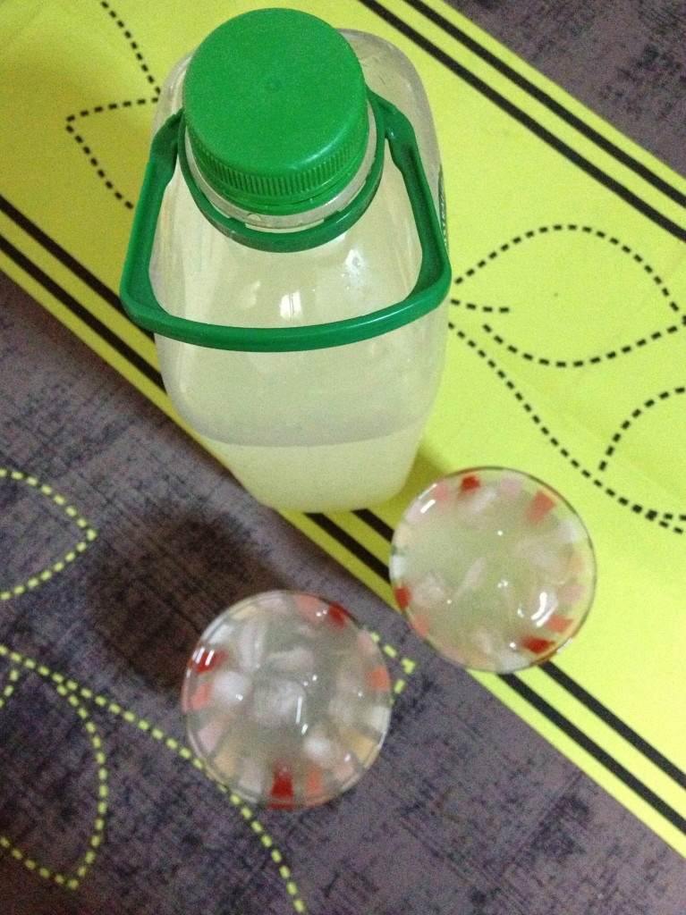 Water Orange Cat, aka Lime Juice Courgettes and Limes