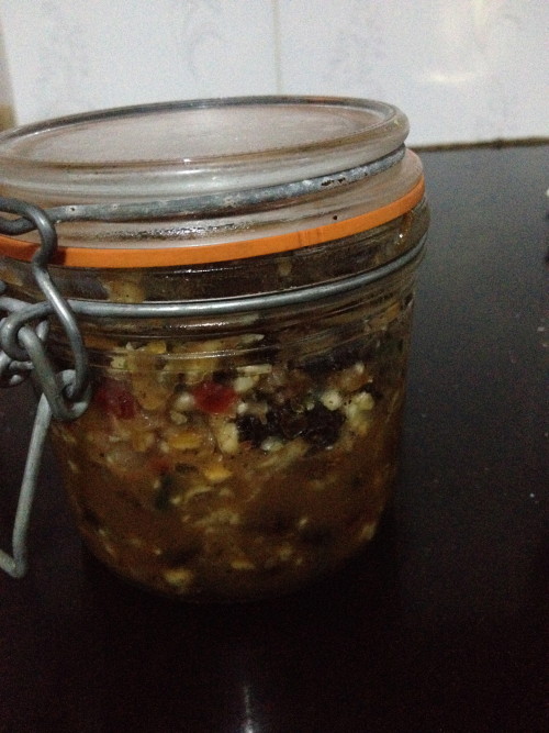 Jar of mincemeat