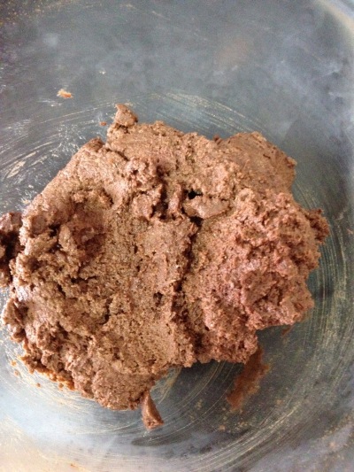 soft dough for wholemeal chocolate thins