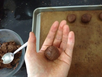 roll it lightly into a ball