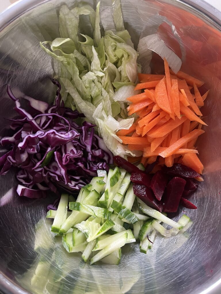 colourful vegetables in a bowl